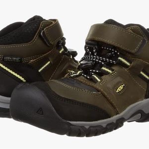 KEEN Unisex-Child Ridge Flex Mid Height Waterproof Leather Hiking Boots